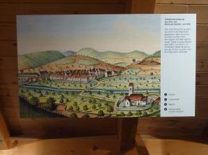 Ausstellung Wasser - flüssiges Gold: Lausen nach Emanuel Büchel 1750