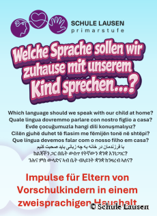Flyer "Frühe Sprache"