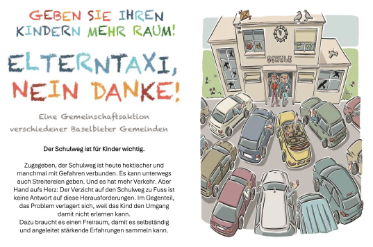 Elterntaxi nein danke